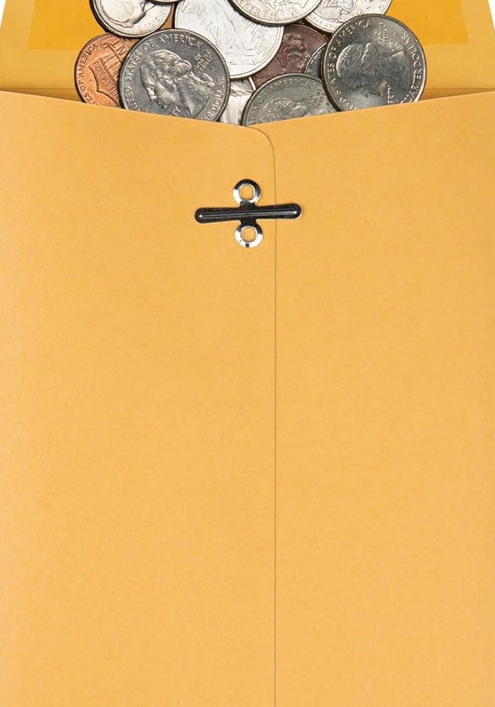 Quality Park 5 x 7-1/2 Clasp Envelopes - Durable Kraft Paper for Mailing and Storage, 100 Count - Image 2