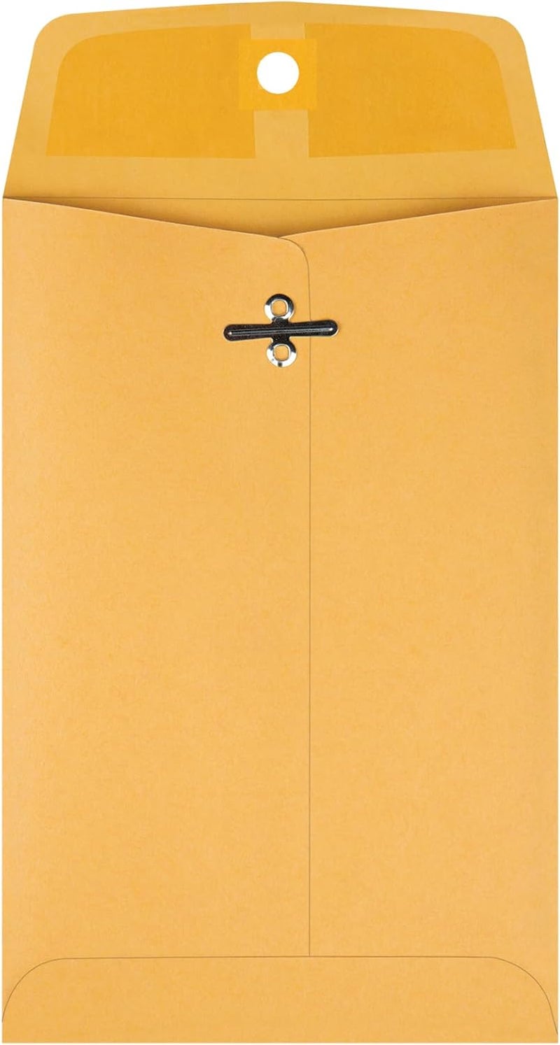 Quality Park 5 x 7-1/2 Clasp Envelopes - Durable Kraft Paper for Mailing and Storage, 100 Count - Image 3