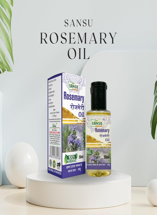 Sansu Rosemery OIl, Natural Ayurvedic 50ml With Devdar oil, Cedarwood oil, 50ml (Combo Pack) - Image 2