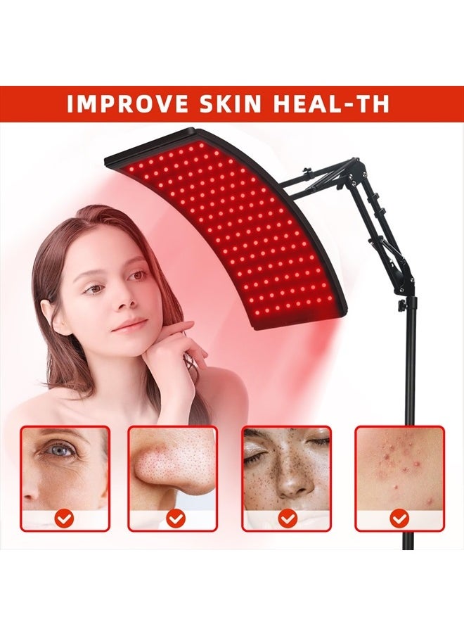 Viconor Red Light Therapy for Face and Body, Red Infrared Light Therapy Lamp with Stand Led 660nm Red Light-Therapy& 850nm Infrared Light Device for Body  - Image 2