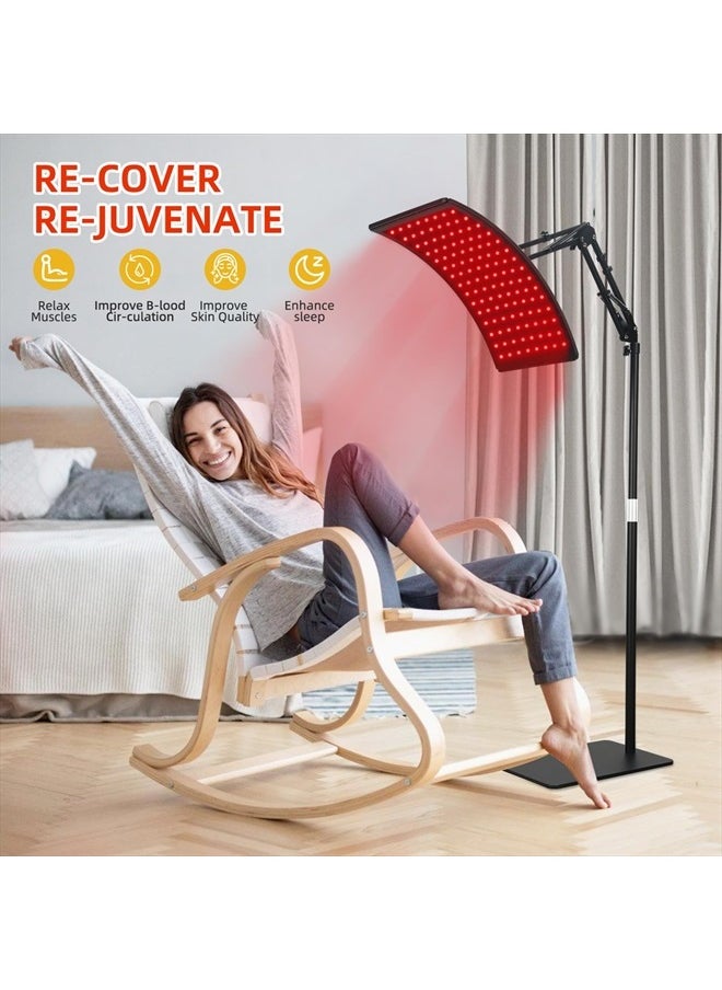 Viconor Red Light Therapy for Face and Body, Red Infrared Light Therapy Lamp with Stand Led 660nm Red Light-Therapy& 850nm Infrared Light Device for Body  - Image 3