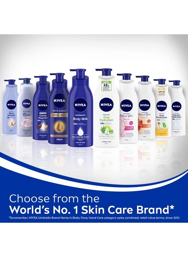 نيفيا لوشن الجسم NIVEA Express Hydration 400 مل | ترطيب لمدة 48 ساعة لفصل الصيف | مصل غني بالمعادن البحرية والترطيب العميق | بشرة غير دهنية وذات مظهر صحي | لجميع أنواع البشرة - Image 5