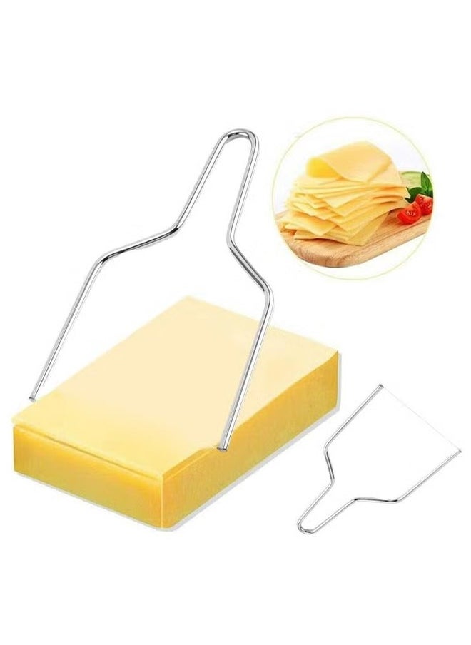 HY Cheese slicer stainless steel butter slicer with thread Y-shaped butter cheese slicer quick cutting cheese kitchen tool  - Image 1