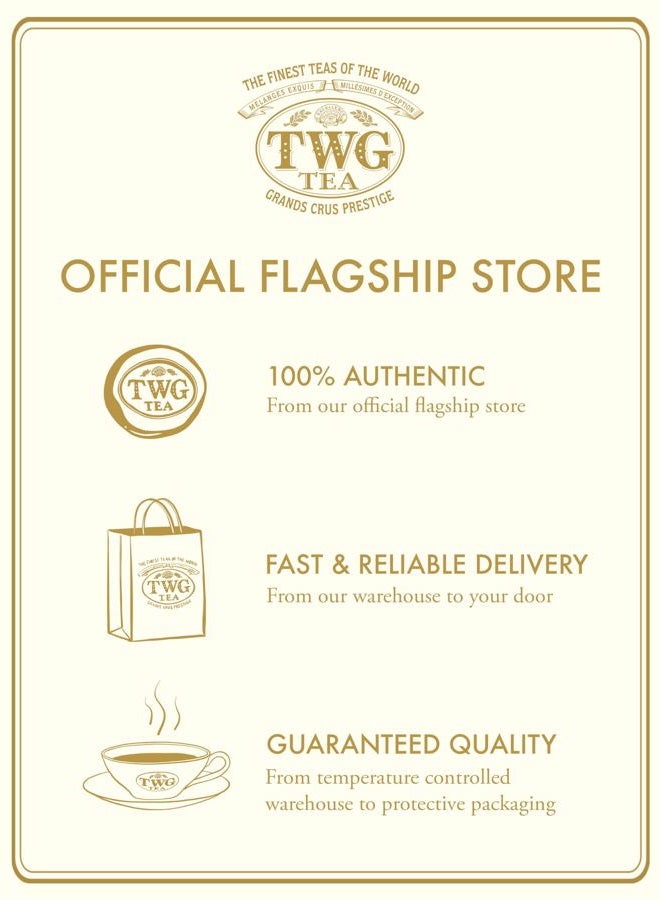 TWG شاي | شاي مونسور | شاي أسود | قطع سفرجل وبتلات ماريغولد | علبة كافيار، 100 جرام | مجموعة هدايا - Image 5