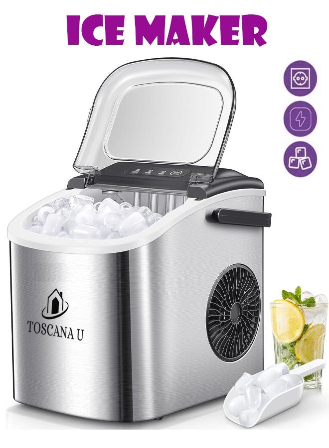 TOSCANA U Ice cube maker, 1.1L ice maker, 112W power - Image 1
