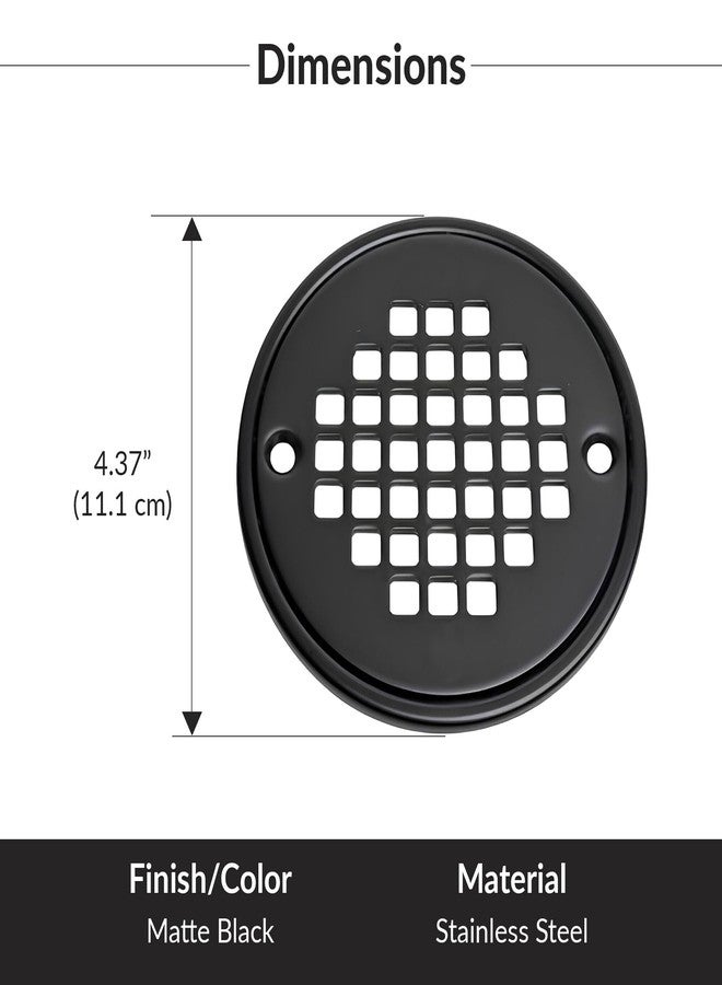 Oatey Strainer Screw-in Round MATBLK 42420 - Image 3