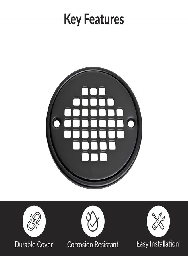 Oatey Strainer Screw-in Round MATBLK 42420 - Image 2