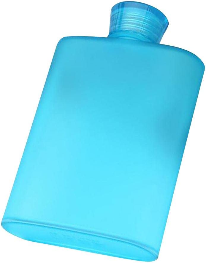 klarako Portable Stylish Flat BPA Free Drink Bottle/Water Bottle, Notebook Design Sports Drinking Bottle, Blue, 16x10.1cm - Image 3