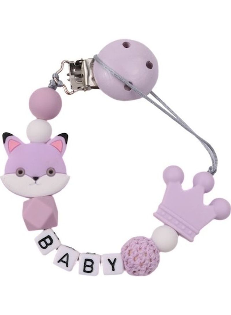 اليشمك سلسلة لهاية للأطفال بتصميم لطيف من السيليكون مضاد للانزلاق من قطعة واحدة - Image 4