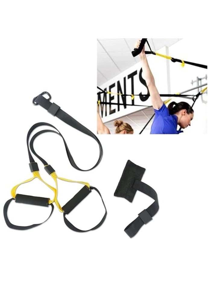 SportQ SportQ Suspension Exerciser, Comprehensive Workout Set at Home, Weight Lifting Workout Sets for Full Body Strength Training, Home Gym System for Gym Workout Enthusiasts  - Image 1