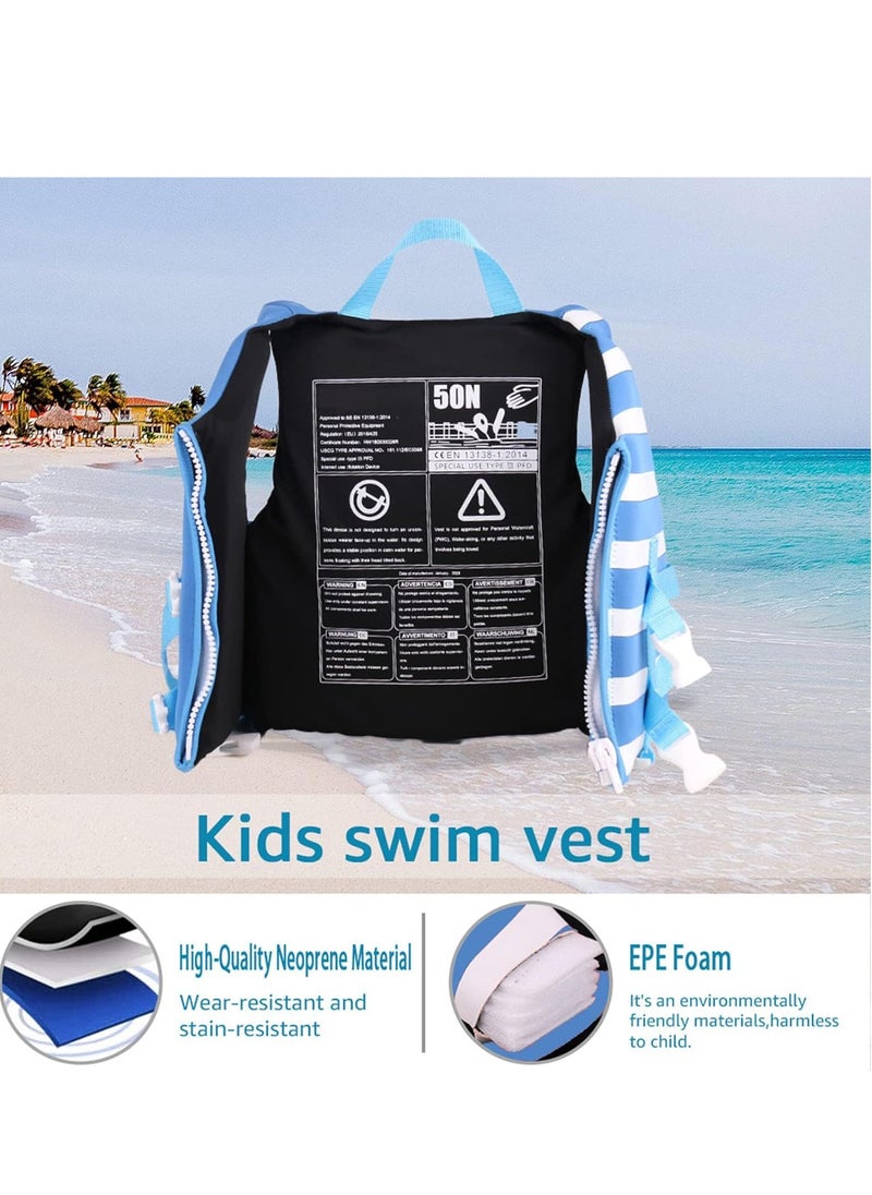 SYOSI Kids Swim Vest Toddlers Swimming Buoyancy Floation for Learn to Age 1-9 Years/15-22 kilograms, for Boys Girls Swimwear Toddler Flotaties Pool  Size M  - Image 5