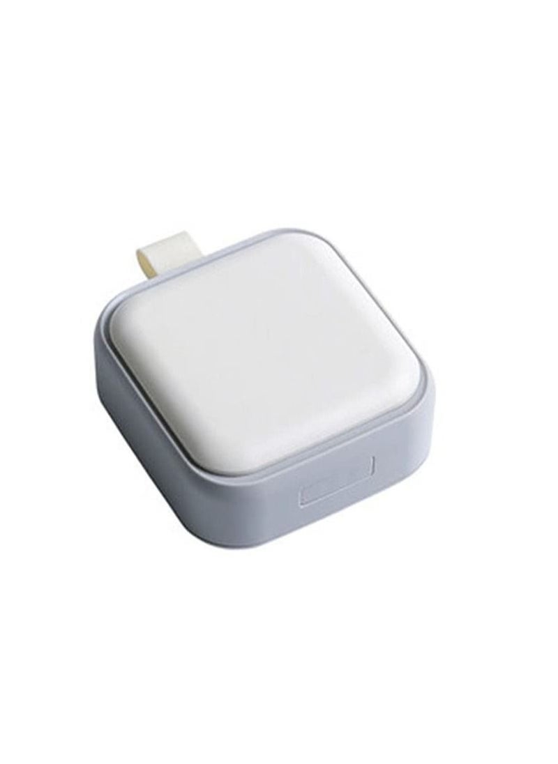 SYOSI Small Pill Case Pill Box Travel Daily Pill Organizer Portable Pretty Pill Container for Purse Pocket Compact Medicine Holder for Fish Oils Supplements White  - Image 1