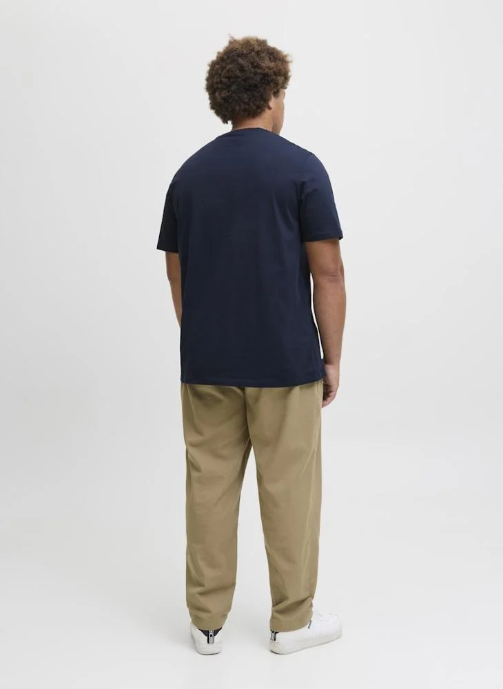 JACK & JONES Jjelogo Graphic Crew Neck T-Shirt