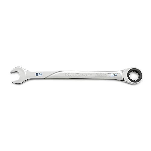 GEARWRENCH 24mm 120XP Universal Spline XL Ratcheting Combination Wrench 86424