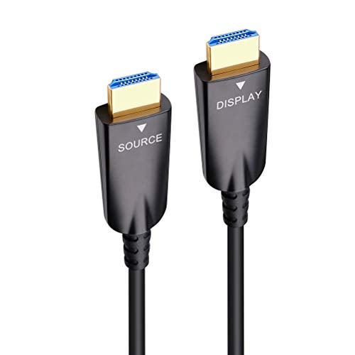 DTECH 328 Feet Fiber Optic HDMI Cable 4K 60Hz 1080p Ultra HD Video 3D HDCP CEC High Speed HDMI Cord (100 Meters, Black) - Image 5