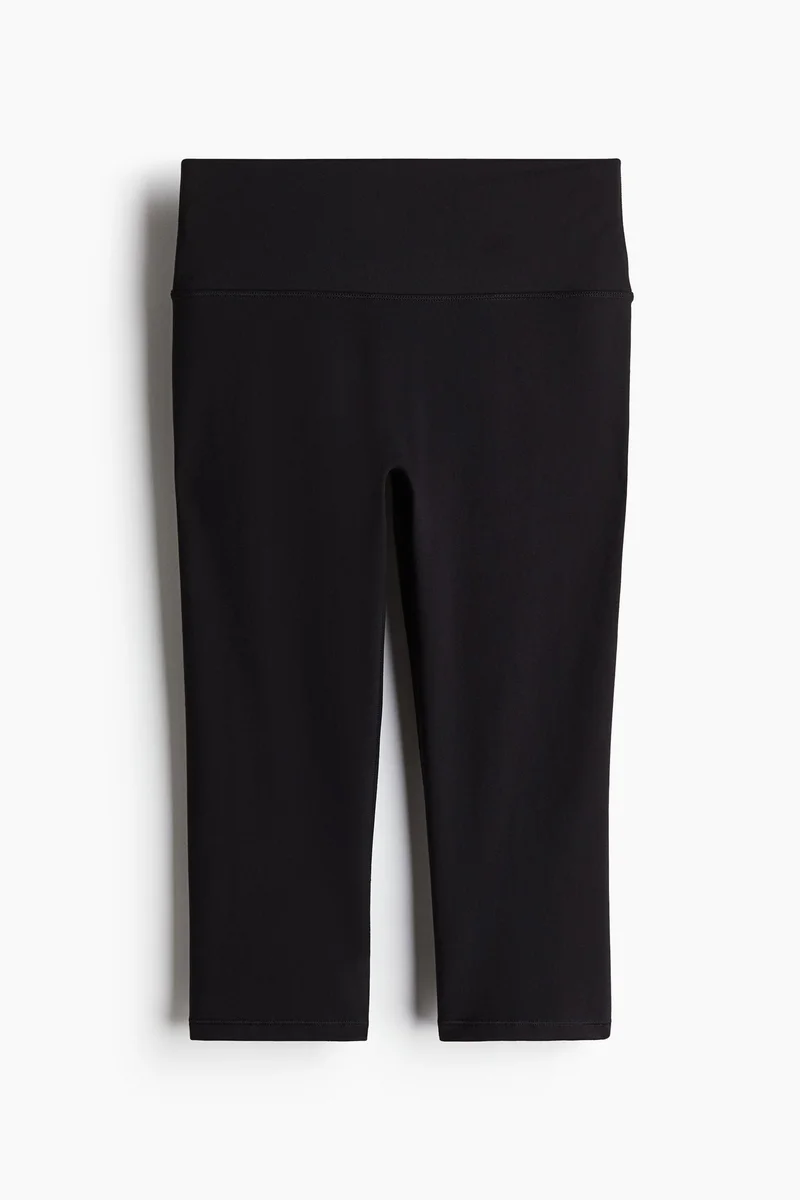 H&M Capri Sports Leggings In Softmove
