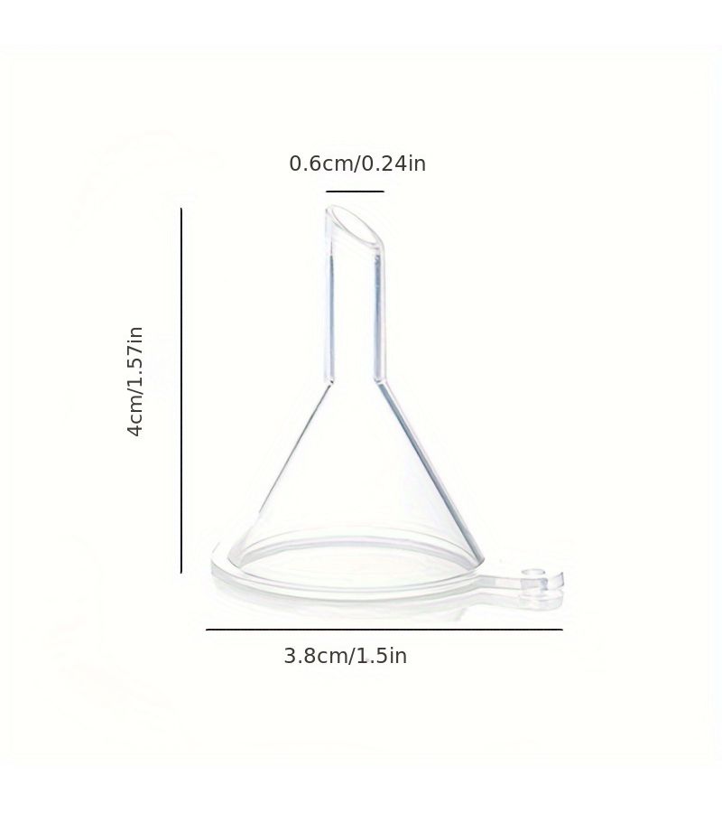 Precision Needle Bottle 10ml 2 Pack + 3 Mini Funnels for DIY Oil Painting Glue Acrylic Paint - Image 4