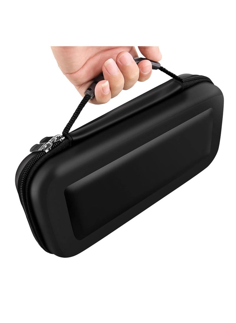 Generic - 12 PCS Set, Carrying Case for Nintendo Switch OLED Console, Portable Travel Carry Case, Include Screen Protector, Protective Cover Case, Data Cable, Kickstand and Thumb Grip Caps - Image 1