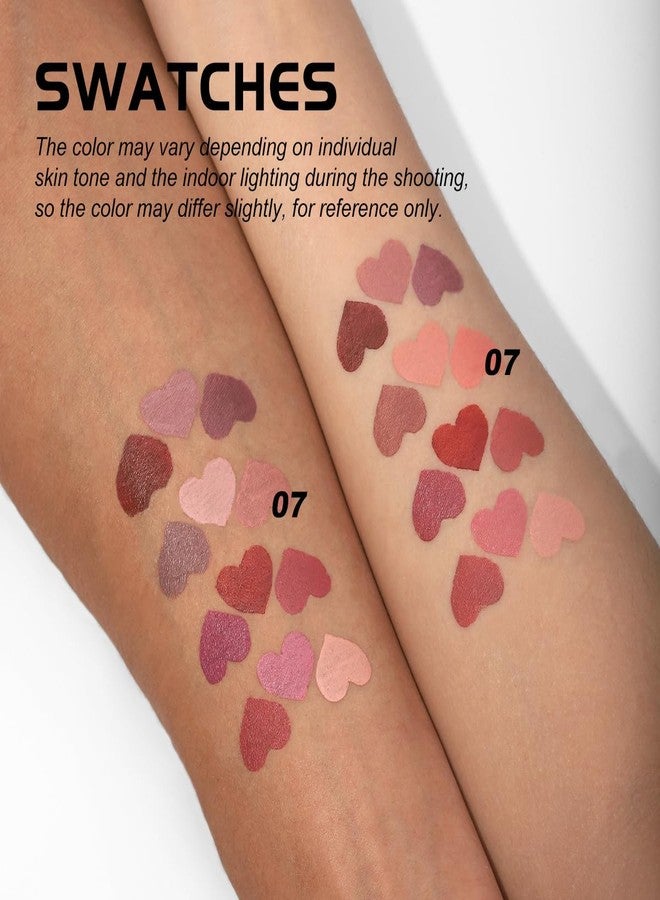 YOUNG VISION Gourd-Shaped Precision Liquid Lipstick & Lipliner - Nude Matte Shades - Image 3