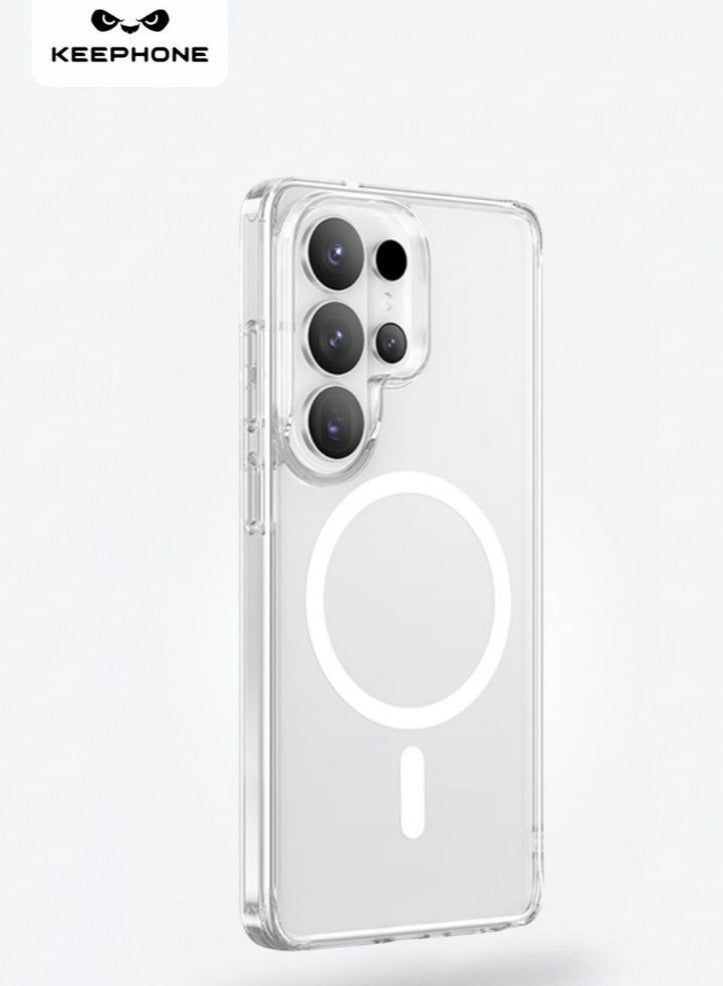 KeepHone Hybrid Pro Magnetic Clear Case for Galaxy S26 Ultra with Military-Grade Drop Protection, Anti-Yellowing PC Back & TPU Edge, Shockproof Corners, Ultra-Clear Slim Design, MagSnap & Wireless Charging Compatible, Scratch Resistant Protective Cover - Image 1