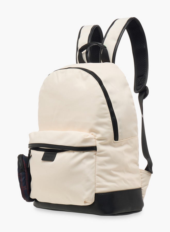 Lee Cooper Solid School Backpack and Zip Closure and Pouch - 31x15x41 cm  - Image 2