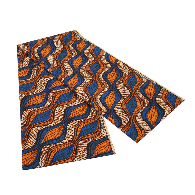 6 Yards African Polyester Wax Prints Fabric Various Colorful Patterns Geometric Pattern Polyester Farbic for DIY Dresses FP6233 - Image 5