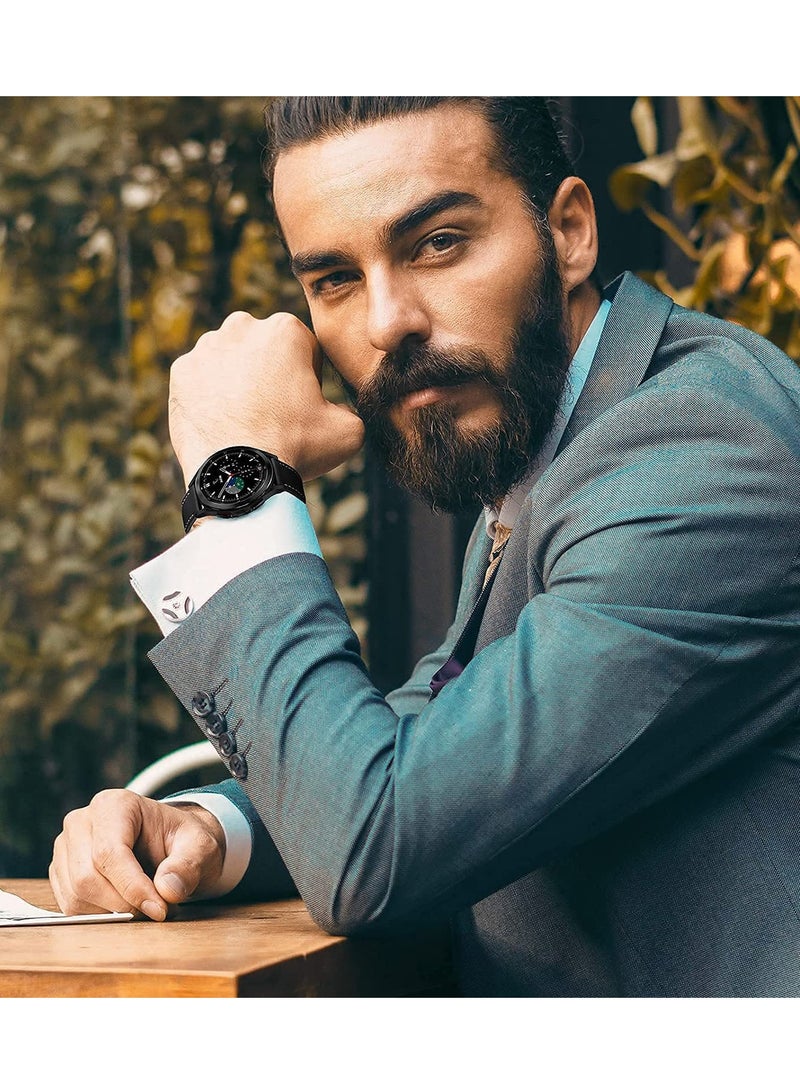 Barakah Leather Bands Compatible with Samsung Galaxy Watch 5 pro Band 45mm Galaxy Watch 5 Band 40mm 44mm Galaxy Watch 4 Band - Image 5