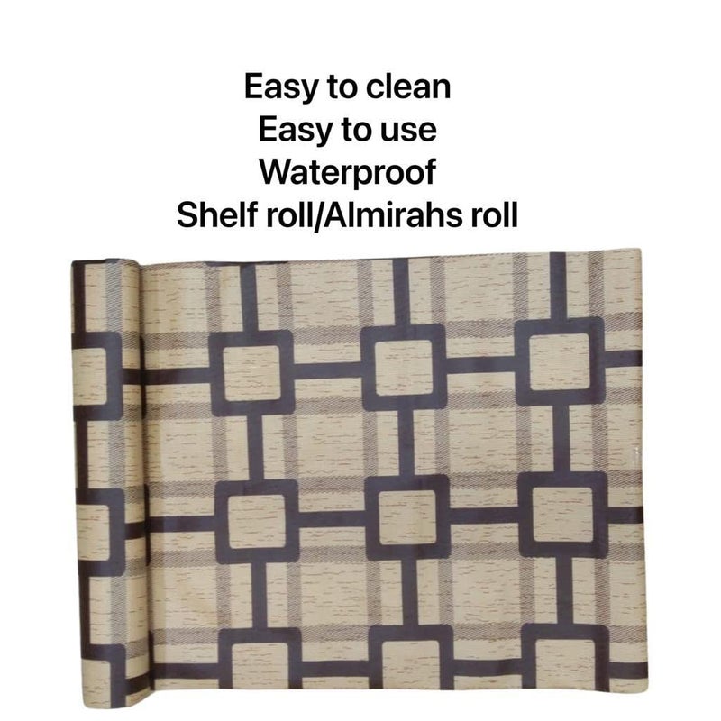 CASANEST PVC Drawer MatKitchen Slab roll5 mtr Length27 inch WidthWashable Shelf Liner RollShoe Rack Roll07roll003 - Image 2