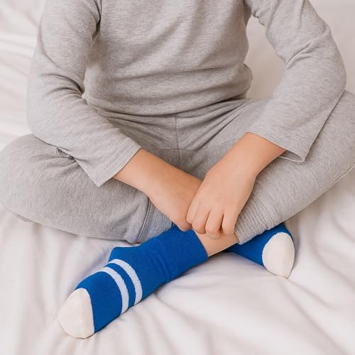 FOOTPRINTS Kids Unisex Organic Cotton & Bamboo Sports Ankle Length Socks | Multicolor | Pack Of 5 (5-8 Years) - Image 2
