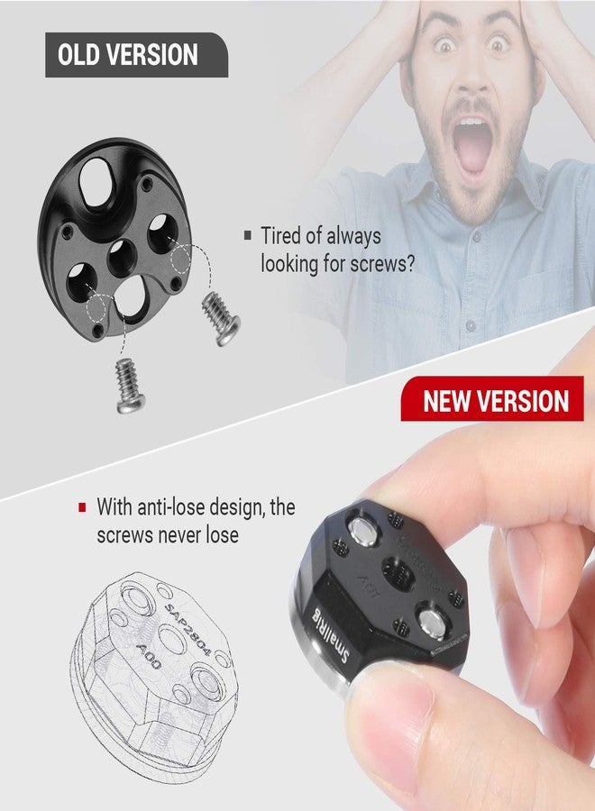 SMALLRIG Standard Rosette Bolt-On Mount (M6 Thread, 31.8 Diameter) for Camera Cage and Accessories - 1939 - Image 5