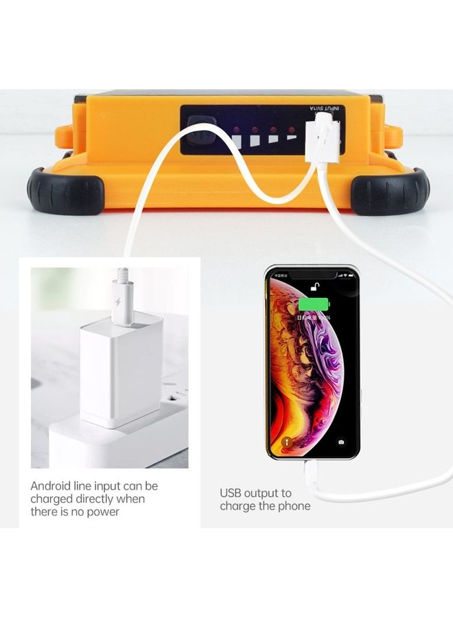 NIBEMINENT 32-LED Solar Light Orange/Black/White - Image 4