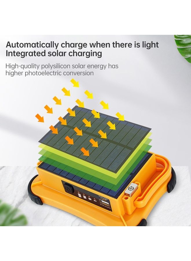 NIBEMINENT 32-LED Solar Light Orange/Black/White - Image 3