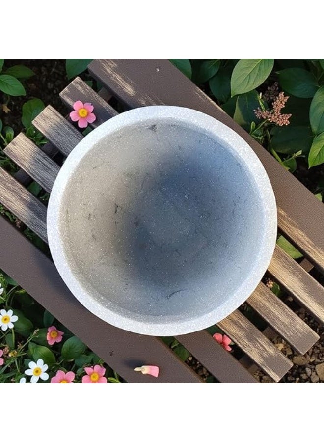 color zone pottery Indoor and outdoor balcony pots. Durable and strong structure, ideal for your large plants. Prevents discoloration and cracking caused by exposure to sunlight. Fiber - Image 2