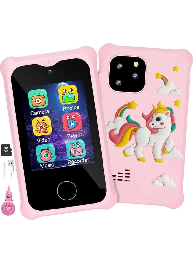 xppier Kids Smart Phone mobile, Mini Phone for Kids with Camera, Games, Educational Toy for Girls boys, Small Phones for Kids, Gift for Birthday or Learning - Image 1