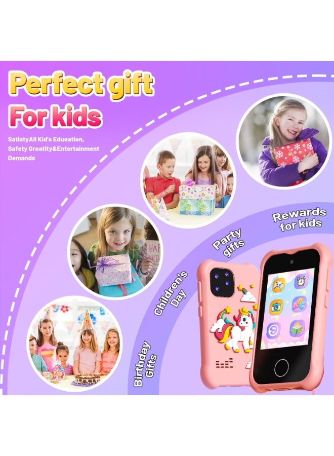 xppier Kids Smart Phone mobile, Mini Phone for Kids with Camera, Games, Educational Toy for Girls boys, Small Phones for Kids, Gift for Birthday or Learning - Image 2