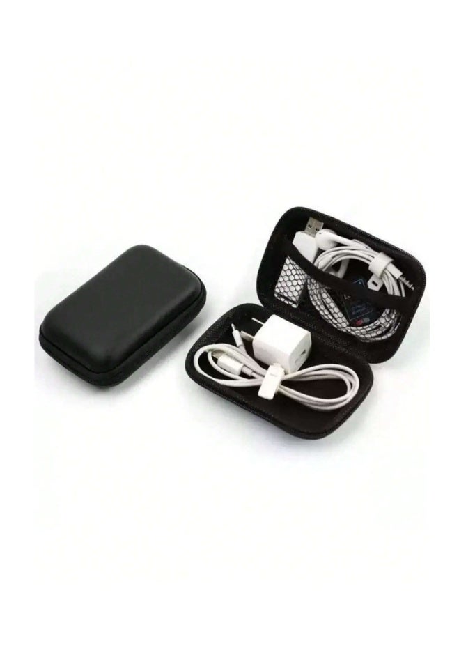 Electronic Accessories Organizer Bag Travel Storage Pouch for Cables, USB Drives, Earphones, Power Banks, Hard Drives, Adapters, for Camera Gear Black Carrying Case for Digital Gadgets. - Image 2