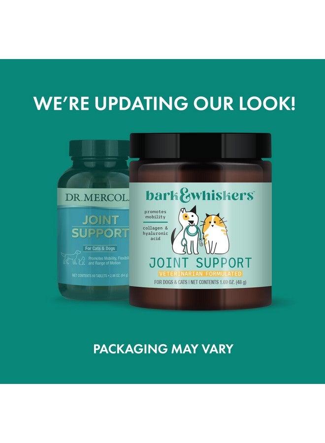 Dr. Mercola Bark & Whiskers Joint Support for Dogs & Cats, 1.69 Oz. (48 g), Collagen & Hyaluronic Acid, Promotes Mobility, Veterinarian Formulated, Non-GMO, Dr. Mercola - Image 2
