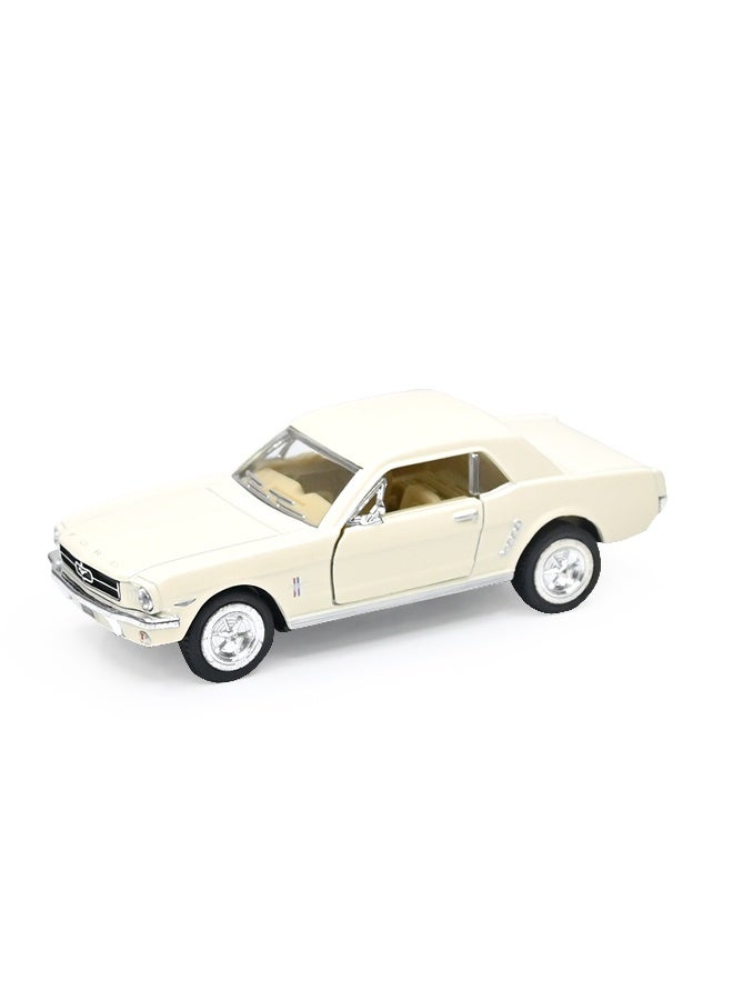 Kinsmart 1:38 Scale Door Openable Pull Back Action 1964½ Ford Mustang Diecast Metal Alloy Toy Car - Image 1