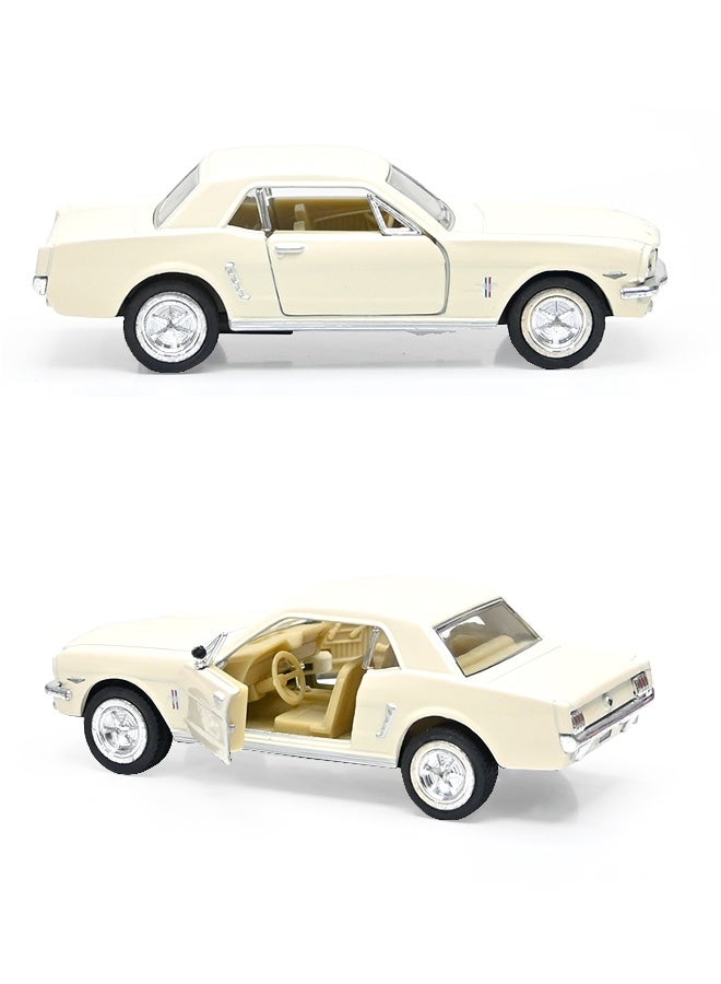 Kinsmart 1:38 Scale Door Openable Pull Back Action 1964½ Ford Mustang Diecast Metal Alloy Toy Car - Image 2