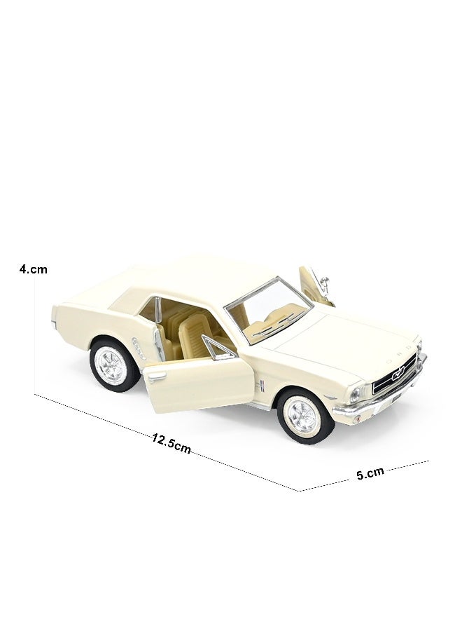 Kinsmart 1:38 Scale Door Openable Pull Back Action 1964½ Ford Mustang Diecast Metal Alloy Toy Car - Image 3