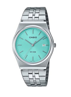 Casio Quartz Analog Tiffany Blue Dial Stainless Steel Men's Watch MTP-B145D-2A1VDF