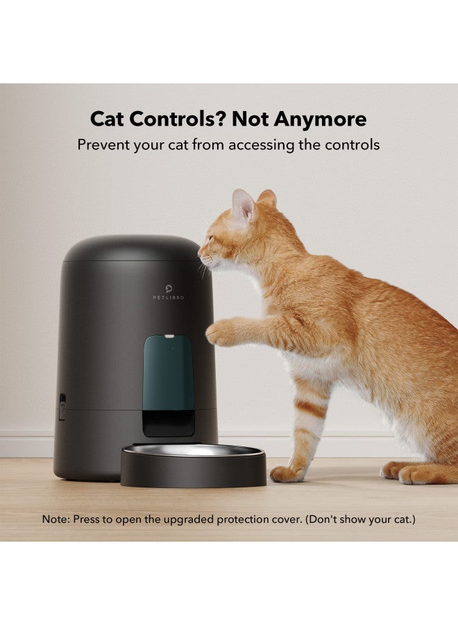 PETLIBRO PETLIBRO Automatic Cat Food Dispenser, Automatic Cat Feeder Battery-Operated with 180-Day Battery Life, AIR Pet Feeder for Cat & Dog, Timed Cat Feeder Program 1-6 Meals Control, 2L Auto Cat Feeder  - Image 1