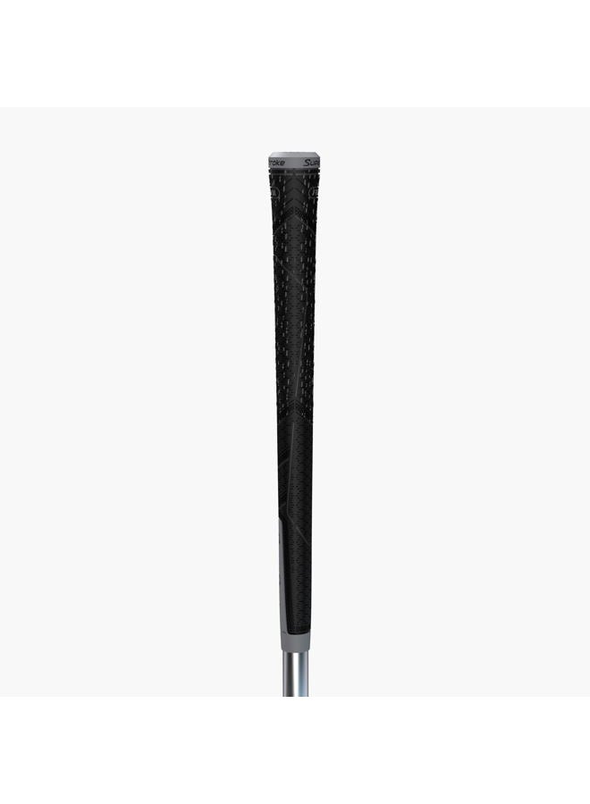 Super Stroke SuperStroke REVL Midsize Golf Club Grips, .50 Round, Element, All-weather Traction, Responsive Feel and Total Control from Every Swing, Black/Grey - Image 3