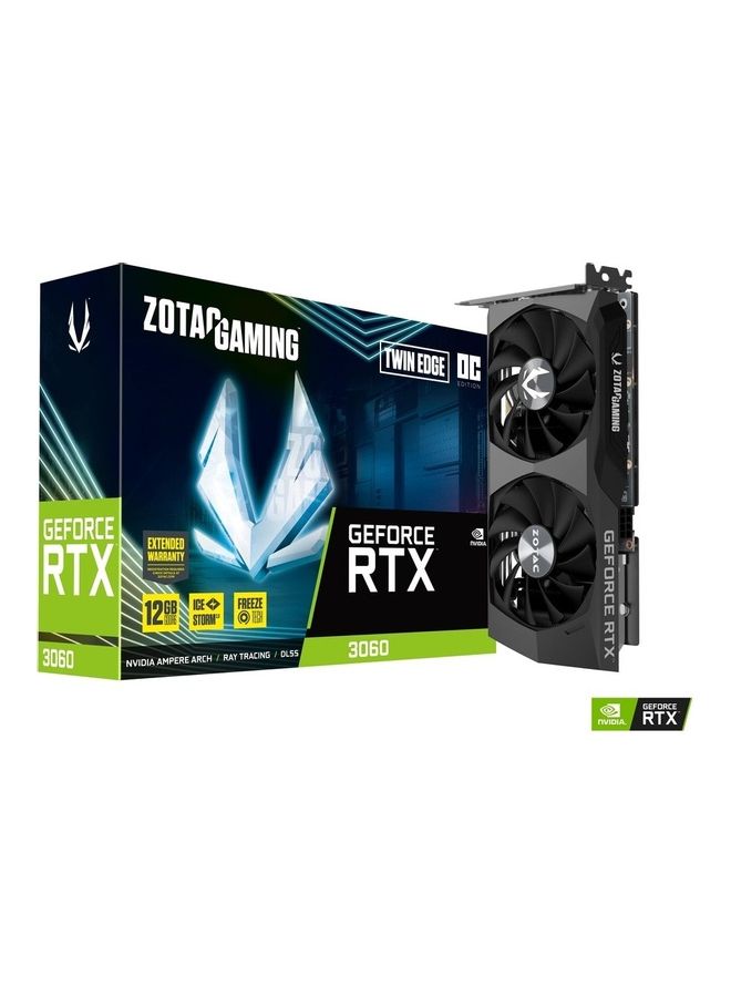 زوتاك بطاقة الرسومات جيفورس RTX 3060 Twin Edge OC أسود - Image 1