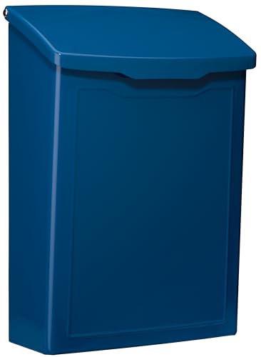 Architectural Mailboxes 2681BE Marina Wall Mount Mailbox, C1, Blue - Image 1