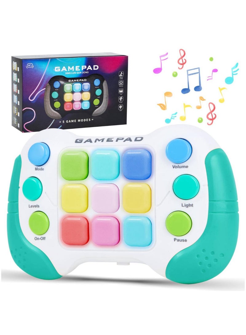 Fast Push Fidget Toys Handle, Flashing Handheld Game for Kids Teens Adults, Electronic Brain & Memory Game, Quick Push Buttons Gamepad, Xmas Birthday Gifts STEM Toys for Boys Girls - Image 1