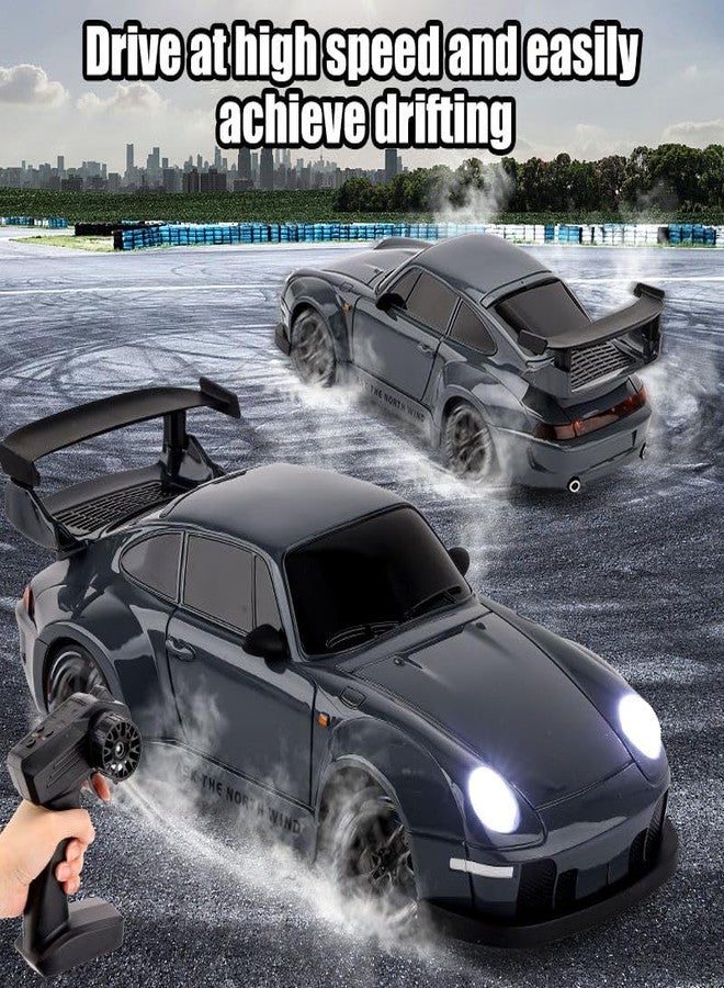 Jack Royal Tokyo Drift High Speed Remote Control 1:20 Scale Drift Car | 20Kmph, 2.4Ghz | Rc Drifting Car 4 Wheel Drive Boost Mode Long Range Remote Hard Plastic Top with LED Head Light - Image 4