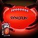SYNCFUN Glow in The Dark Football for Boys Light Up Football for Night Outdoor Sports Games Red Glowing Ball Ball Accessories Gifts for Teen Boy Toys Ages 3 Old and Up - Image 2
