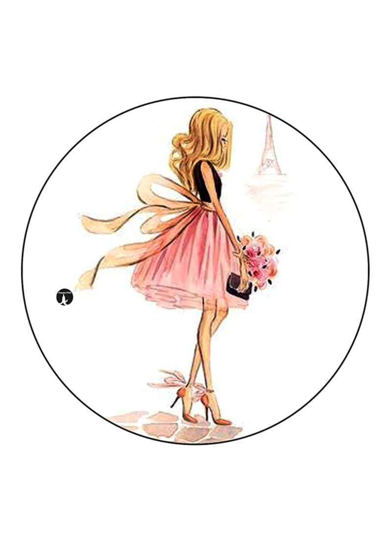 RKN Girl Printed Round Pin Badge Multicolour - Image 2