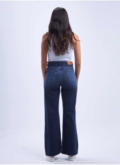 High-Waist Navy Blue Split Hem Straight Wide Leg Jeans. - pzsku/ZB4076705E711C491D287Z/45/_/1721181558/b55c1bb8-5513-4406-9eda-ed908bce9830